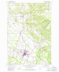 Molalla 1954 topographic map preview