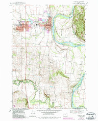 Monmouth 1970 topographic map thumbnail