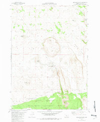 Moonlight Butte 1981 topographic map preview