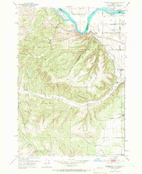 Moores Hollow 1951 topographic map thumbnail
