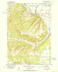 Moores Hollow 1951 topographic map thumbnail