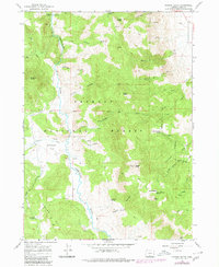 Morgan Butte 1966 topographic map thumbnail