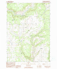 Mosquito Flat 1990 topographic map thumbnail