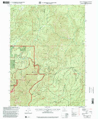Mount Bolivar 1998 topographic map thumbnail