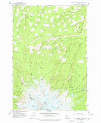 Mount Hood North 1962 topographic map thumbnail