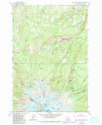 Mount Hood North 1962 topographic map thumbnail