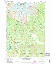Mount Hood South 1962 topographic map thumbnail