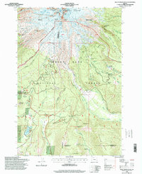 Mount Hood South 1996 topographic map thumbnail