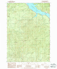 Mount June 1986 topographic map thumbnail