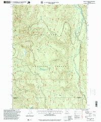 Mount Lowe 1997 topographic map preview