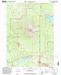 Mount Mc Loughlin 1998 topographic map thumbnail
