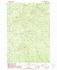 Mount Nebo 1988 topographic map thumbnail