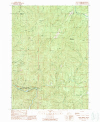Mount Reuben 1989 topographic map thumbnail