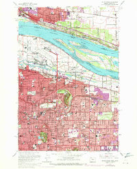 Mount Tabor 1961 topographic map preview