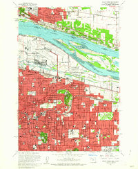 Mount Tabor 1961 topographic map preview