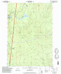 Mount Wilson 1996 topographic map thumbnail
