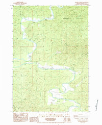 Mowrey Landing 1984 topographic map thumbnail
