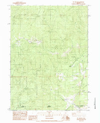 Mt. Ashland 1983 topographic map thumbnail