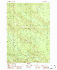 Mt. David Douglas 1986 topographic map thumbnail
