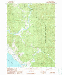 Mt. Emily 1989 topographic map thumbnail
