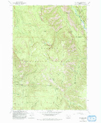 Mt. Fanny 1993 topographic map thumbnail