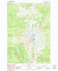 Mt. Jefferson 1988 topographic map thumbnail