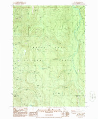 Mt. Lowe 1986 topographic map thumbnail