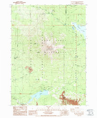 Mt. Mc Loughlin 1988 topographic map thumbnail