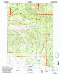Mt. Pisgah 1992 topographic map thumbnail