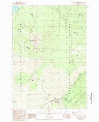 Mt. Washington 1988 topographic map thumbnail