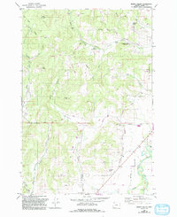 Muddy Valley 1979 topographic map preview