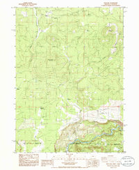 Mule Hill 1985 topographic map thumbnail