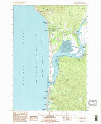 Nehalem 1985 topographic map thumbnail