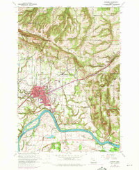 Newberg 1961 topographic map thumbnail