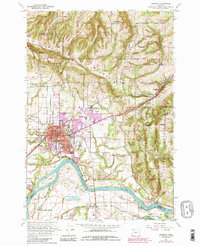Newberg 1961 topographic map preview