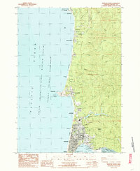 Newport North 1984 topographic map thumbnail