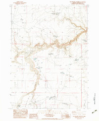No Crossing Crossing 1982 topographic map thumbnail