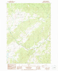 Nonpareil 1987 topographic map thumbnail