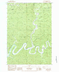 North Fork 1984 topographic map preview