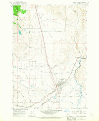 North Powder 1965 topographic map thumbnail