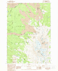 North Sister 1988 topographic map thumbnail