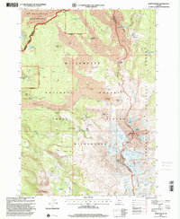 North Sister 1997 topographic map thumbnail