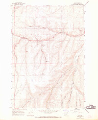 Nye 1967 topographic map thumbnail