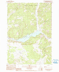 Ochoco Reservoir 1990 topographic map thumbnail