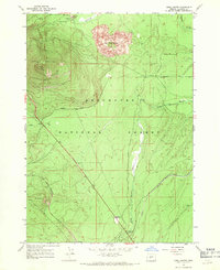 Odell Butte 1967 topographic map preview