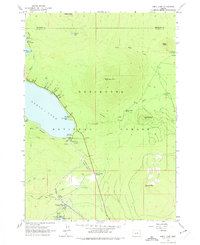 Odell Lake 1963 topographic map thumbnail