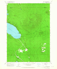 Odell Lake 1963 topographic map thumbnail