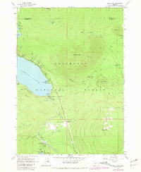 Odell Lake 1967 topographic map thumbnail
