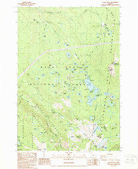 Olallie Butte 1988 topographic map thumbnail