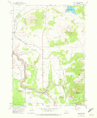 Opal City 1962 topographic map preview